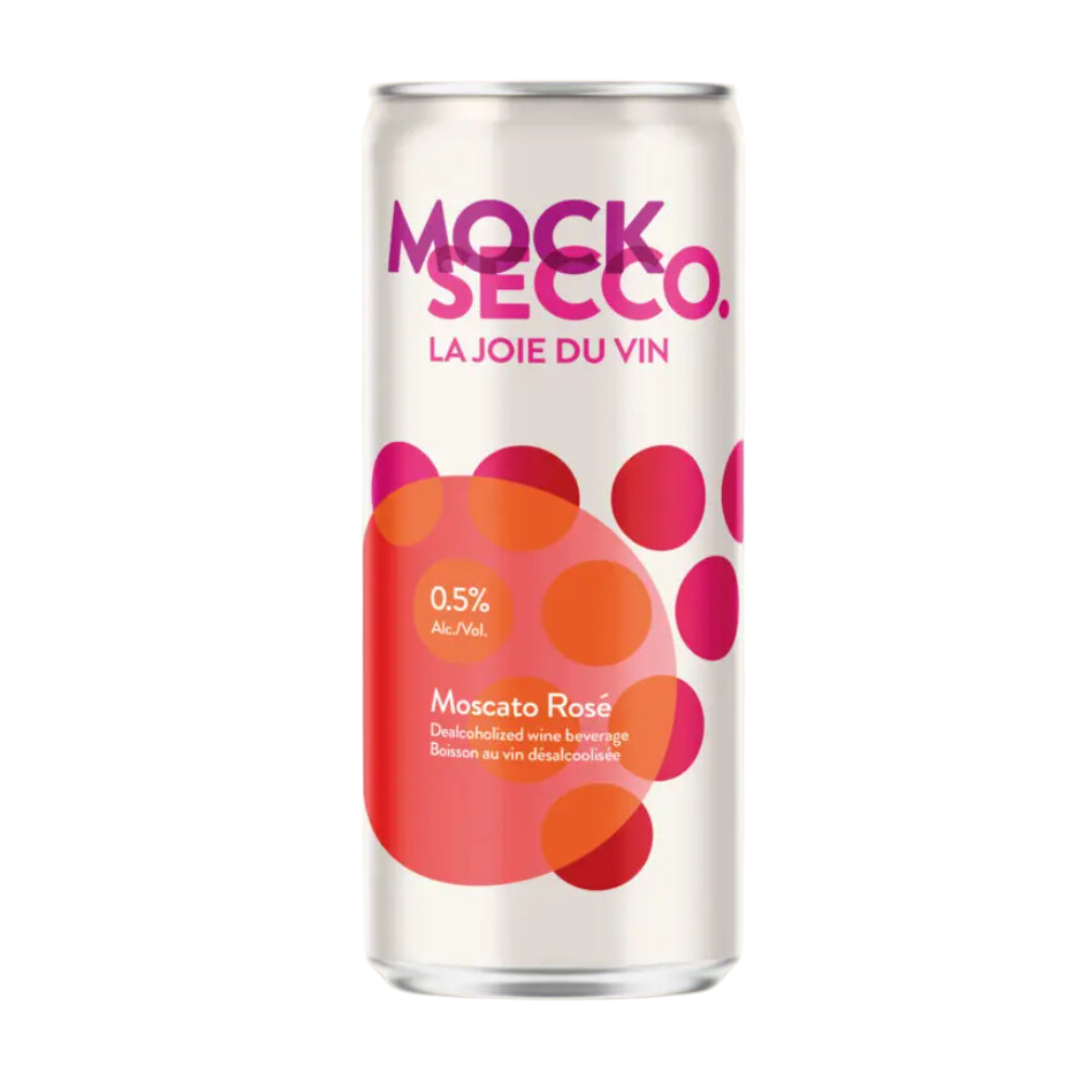 Mocksecco - Sparkling Moscato Rose (6 x 4 Pack, 250mL), non-alcoholic wine, photo 2 of 2