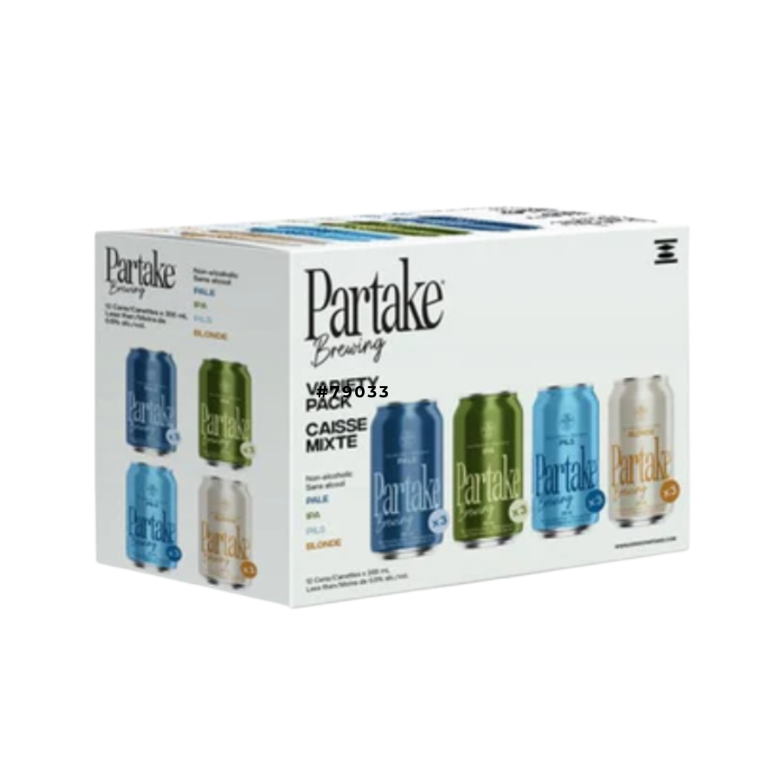 Partake Mix Pack (12 x 355mL), non-alcoholic beer
