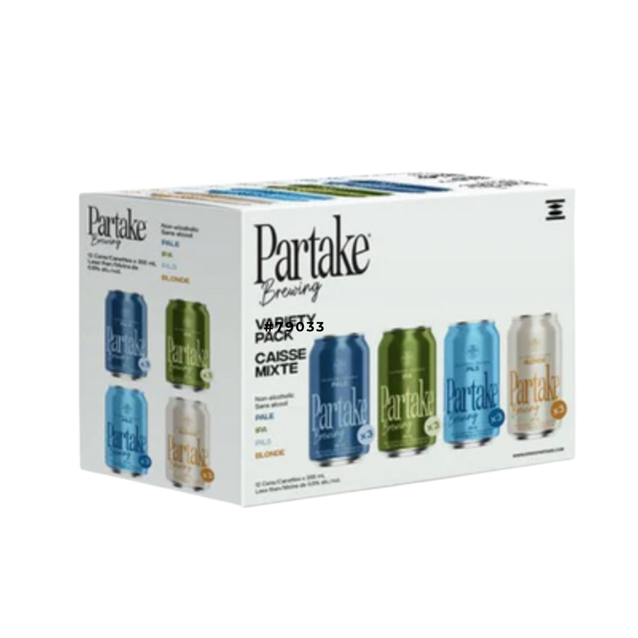 Partake Mix Pack (12 x 355mL), non-alcoholic beer