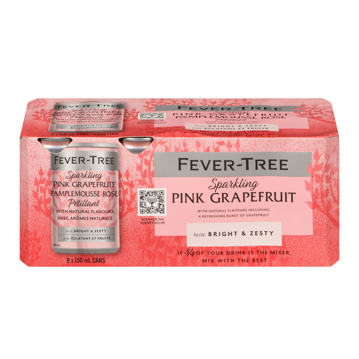 Fever Tree - Sparkling Pink Grapefruit (3 x 8 Pack, 150mL)