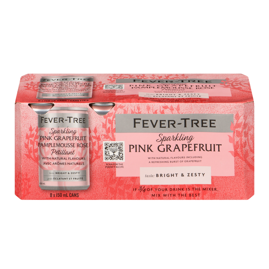 Fever Tree - Sparkling Pink Grapefruit (3 x 8 Pack, 150mL)