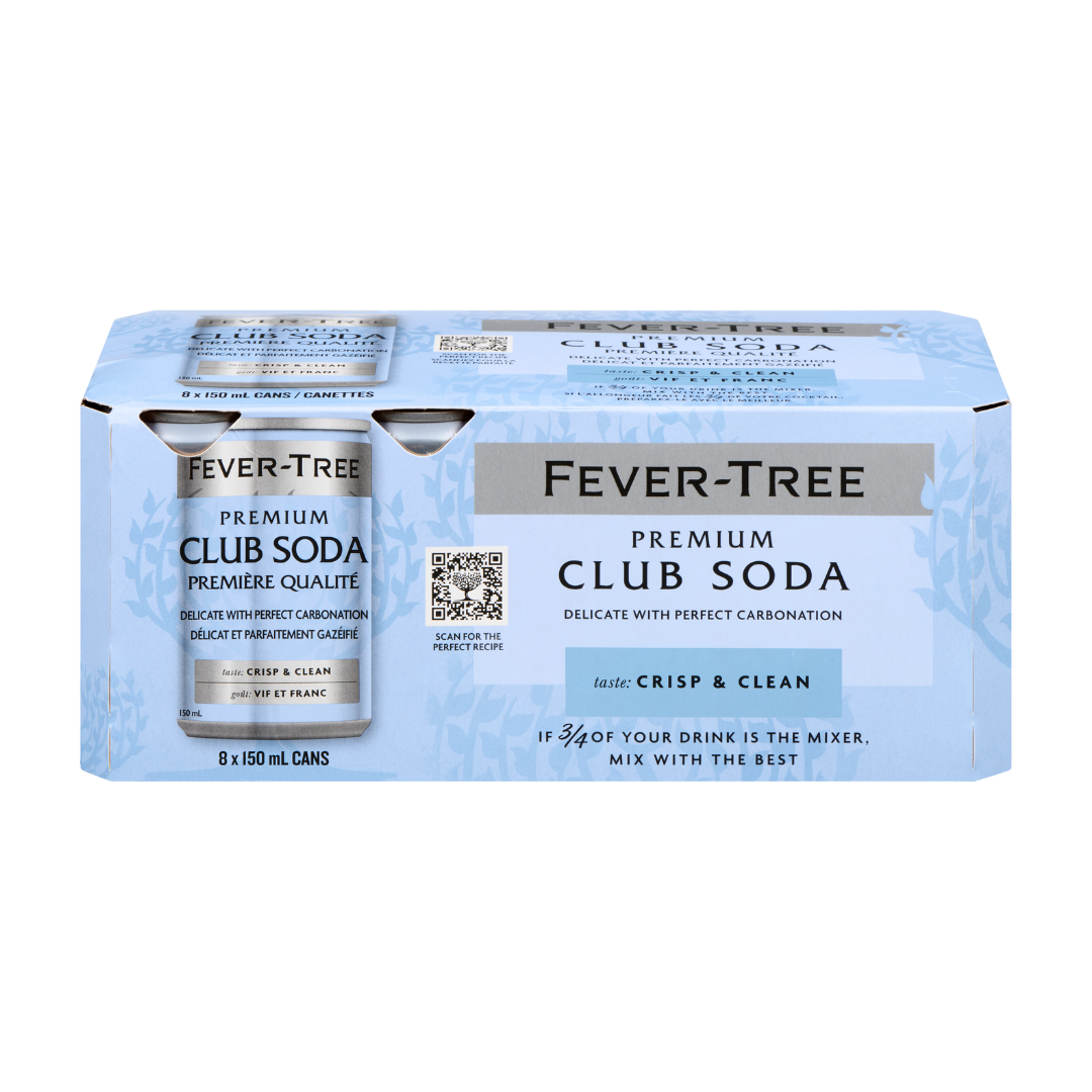 Fever Tree - Premium Club Soda (3 x 8 Pack, 150mL)