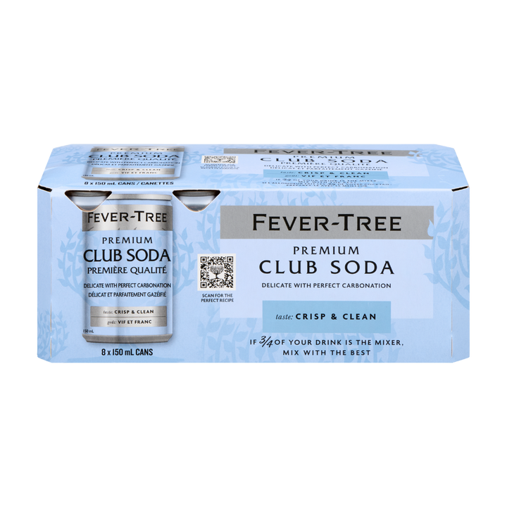 Fever Tree - Premium Club Soda (3 x 8 Pack, 150mL)