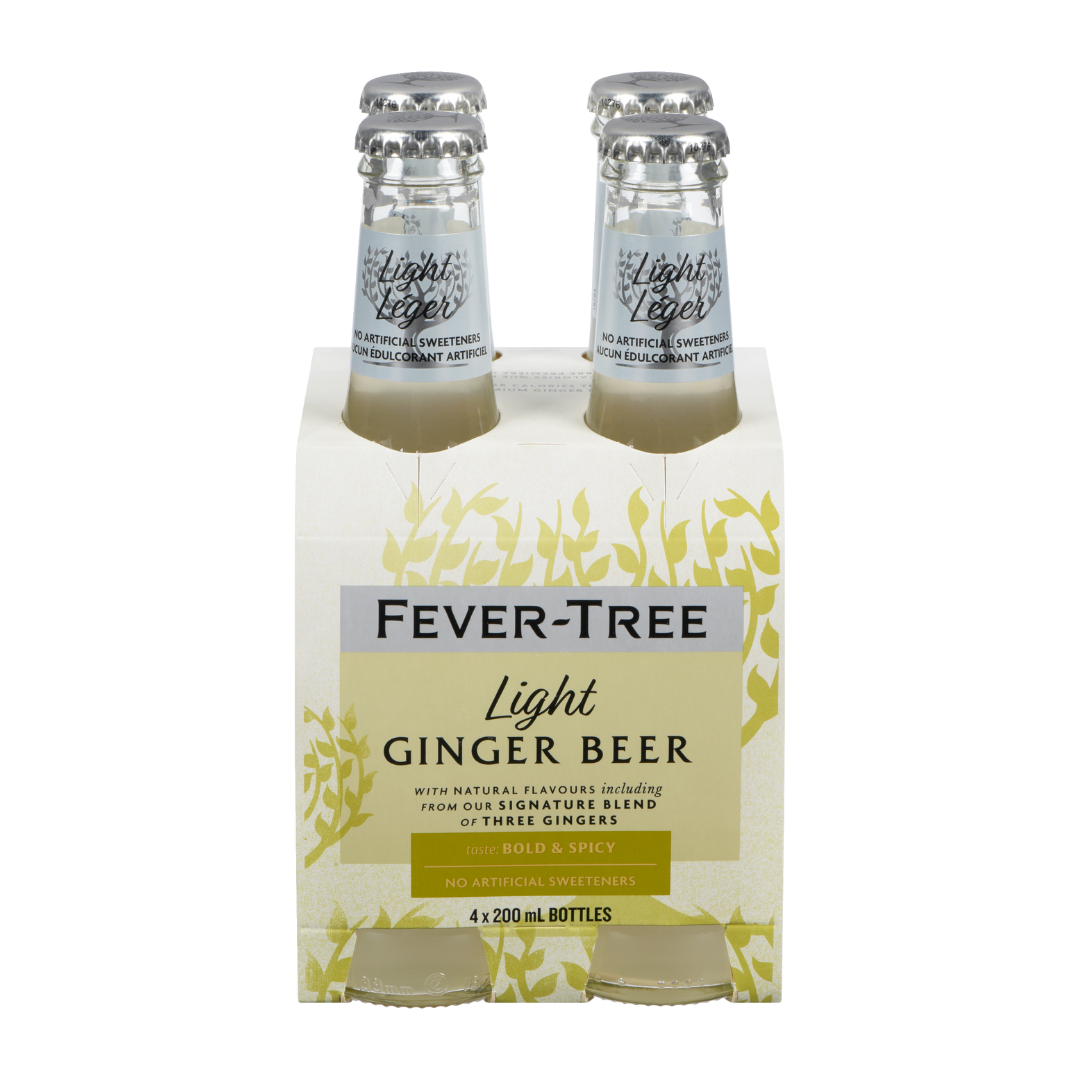 Fever Tree - Premium Light Ginger Beer (6 x 4 Pack, 200mL), photo 2 of 3