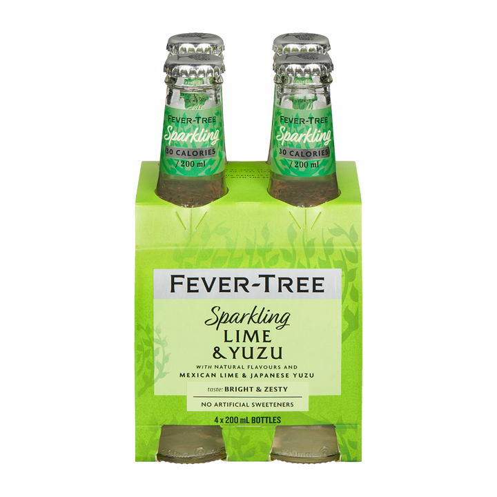Fever Tree - Premium Sparkling Lime & Yuzu (6 x 4 Pack, 200mL), photo 2 of 3