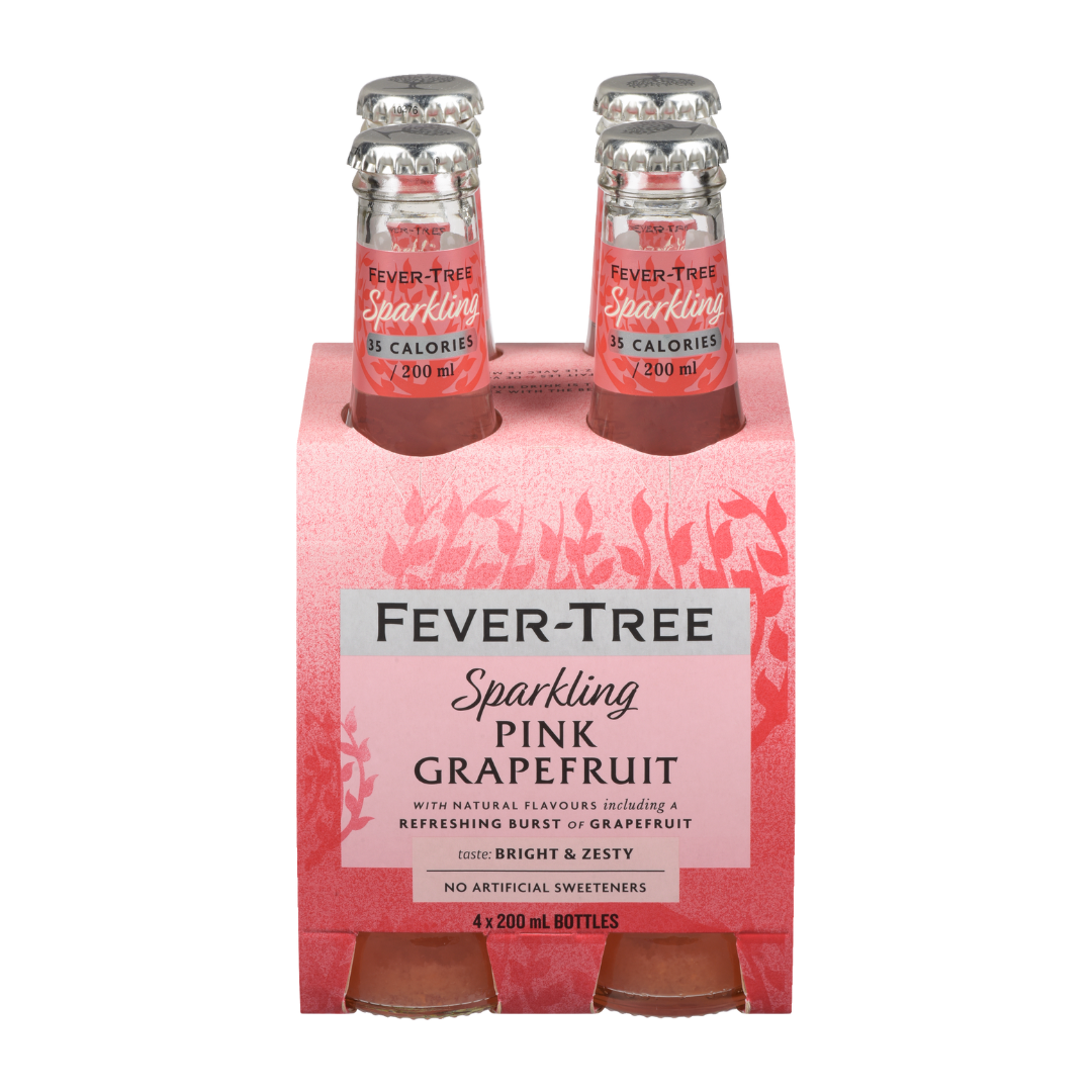 Fever Tree - Premium Sparkling Pink Grapefruit (6 x 4 Pack, 200mL), photo 2 of 3