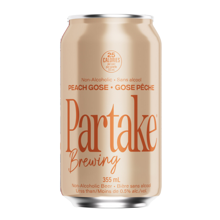 Partake - Peach Gose (6 x 4 Pack, 355mL), non-alcoholic beer, photo 2 of 3