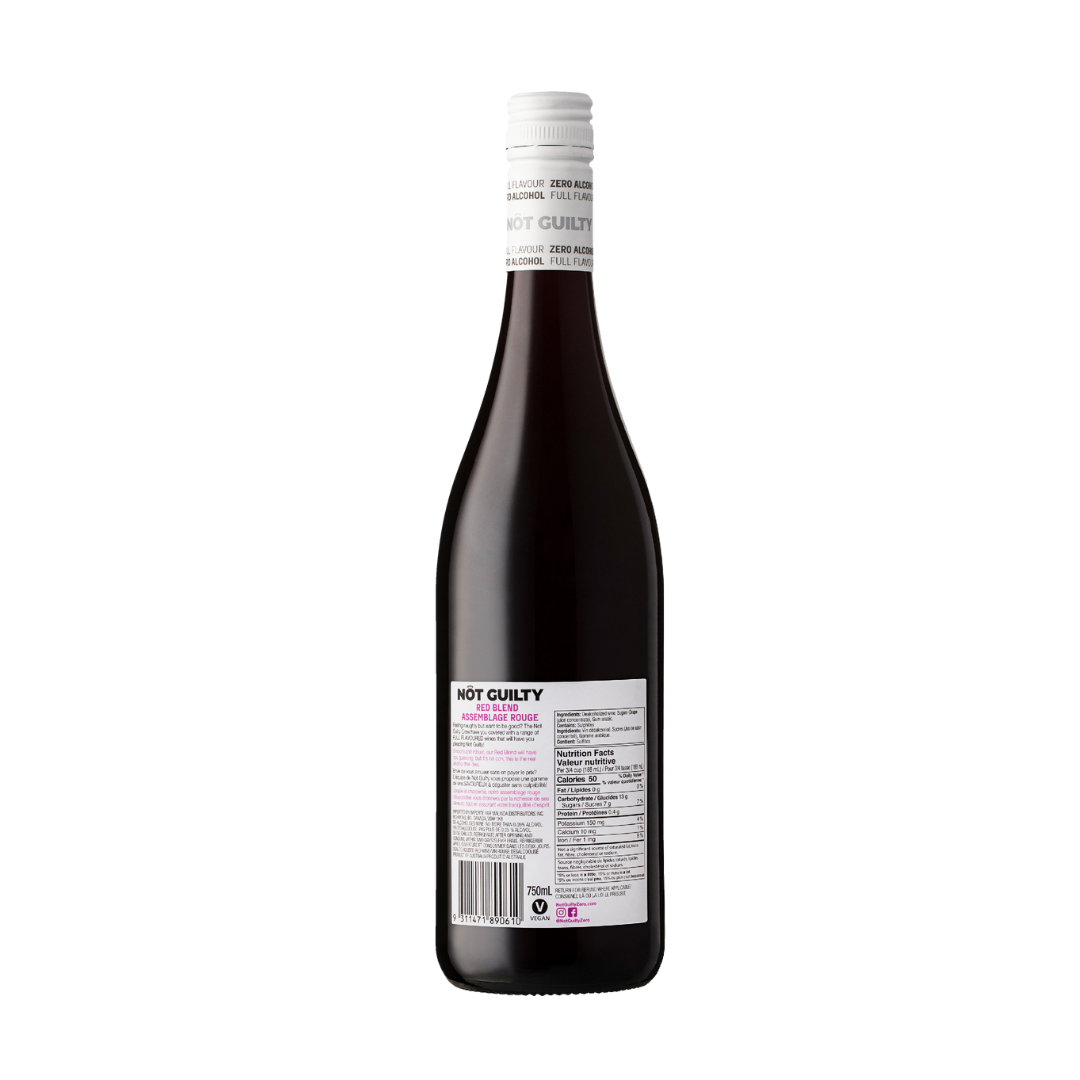 Not Guilty - Red Blend, non-alcoholic wine, photo 2 of 2
