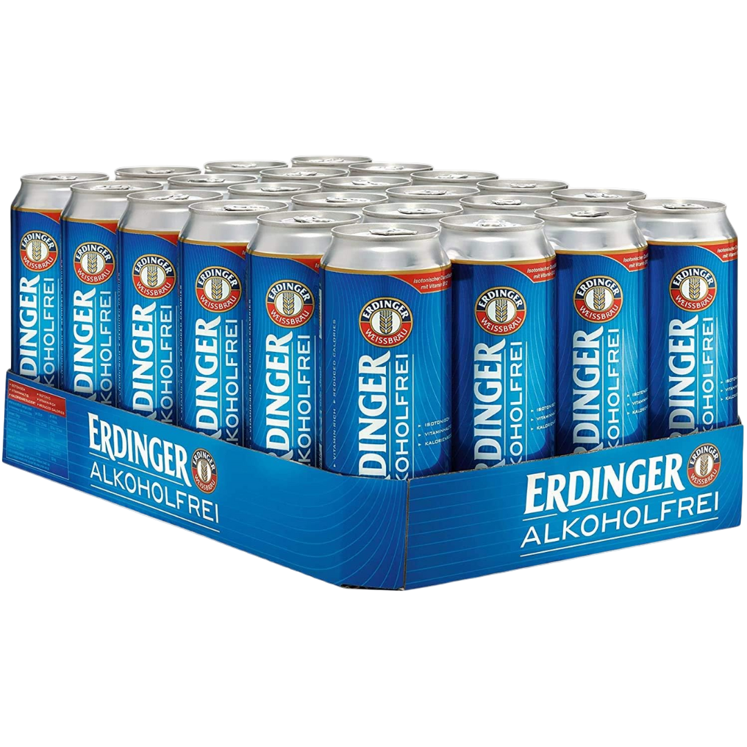 Erdinger - Alkoholfrei - Wheat ( 1 x 24 Pack, 500mL), non-alcoholic beer