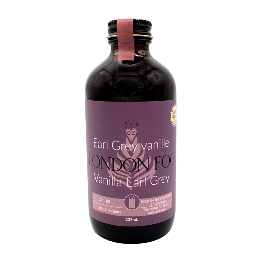 3/4 OZ - London Fog Vanilla Earl Grey Syrup