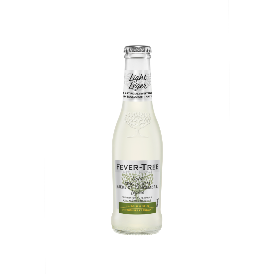 Fever Tree - Premium Light Ginger Beer (6 x 4 Pack, 200mL)