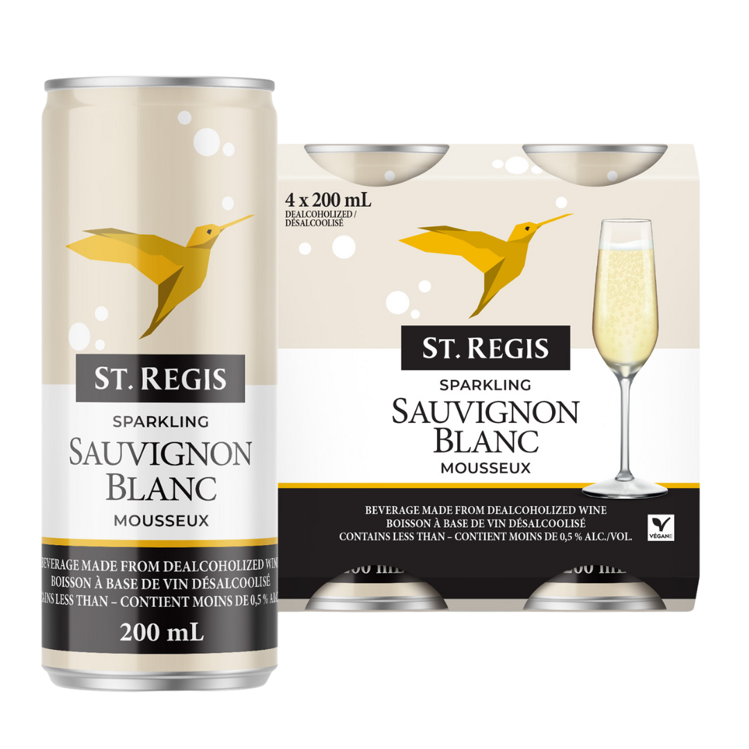 St. Regis - Dealcoholized Sparkling Sauvignon Blanc (6 x 4 Pack, 200mL), non-alcoholic wine, photo 3 of 3