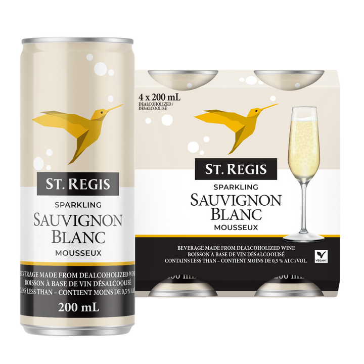 St. Regis - Dealcoholized Sparkling Sauvignon Blanc (6 x 4 Pack, 200mL), non-alcoholic wine, photo 3 of 3