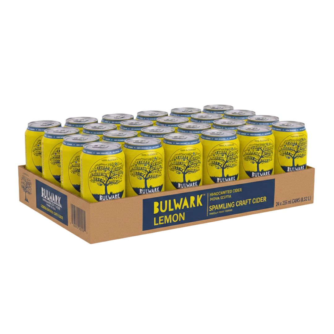 Bulwark - Lemon Ginger - Craft Cider (24 x 1 Pack, 355mL)