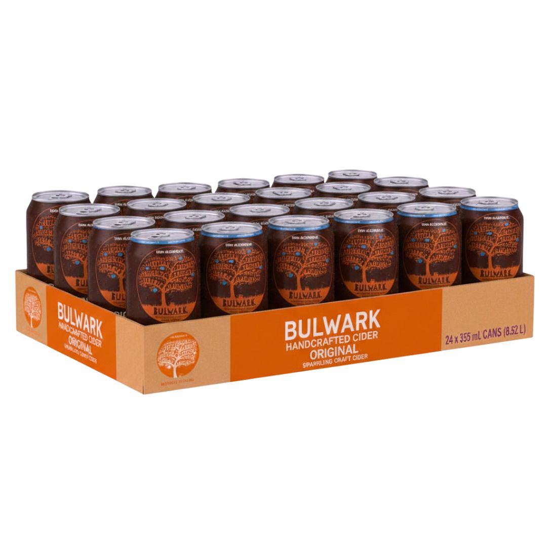 Bulwark - Original - Craft Cider (24 x 1 Pack, 355mL), non-alcoholic cocktail