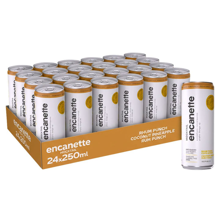 Encanette - Rum Punch Coconut & Pineapple, 24 pack