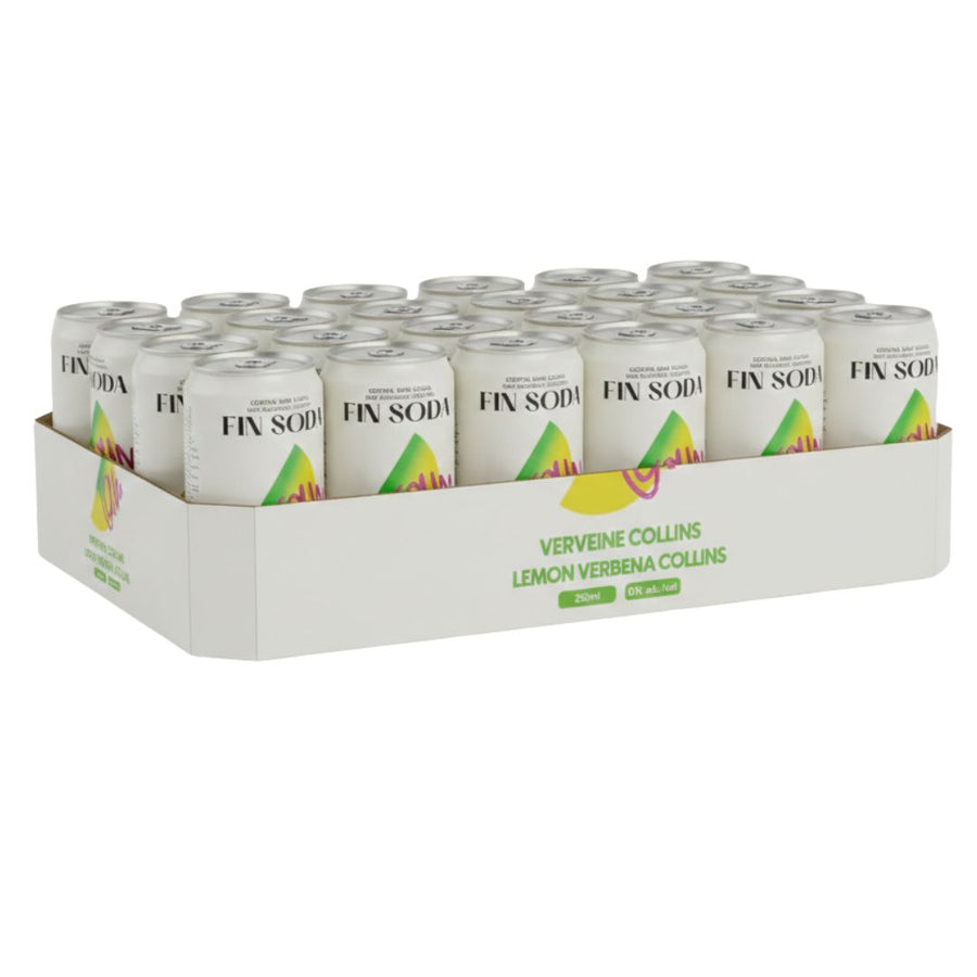 Fin Soda - Lemon Verbena Collins (6 x 4 Pack, 250mL)