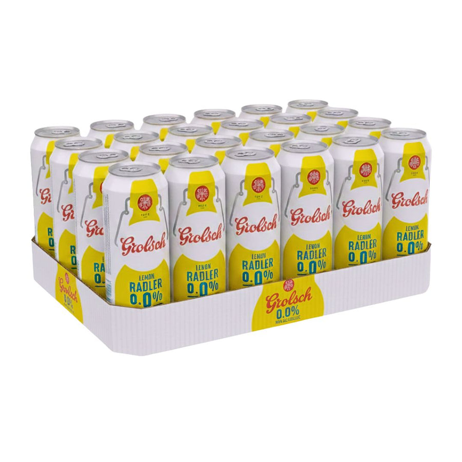 Grolsch - Lemon Radler 0.0% (6 x 4 Pack, 500mL), non-alcoholic beer