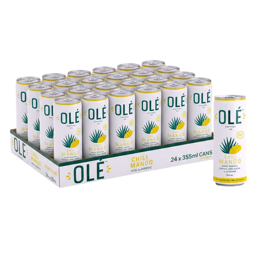 Ole Cocktail - Chilli Mango (6 x 4 Pack, x 355mL), non-alcoholic cocktail