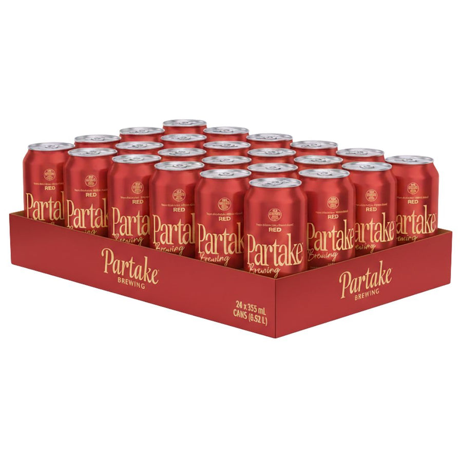 Partake - Red Ale (6 x 4 Pack, 355mL), non-alcoholic beer