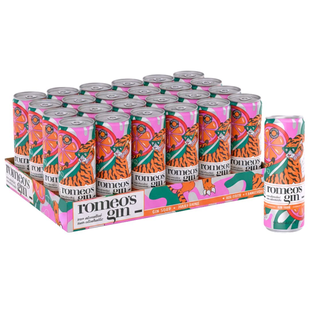 Romeo's Gin - Gin Sour (6 x 4 Pack, 355mL)