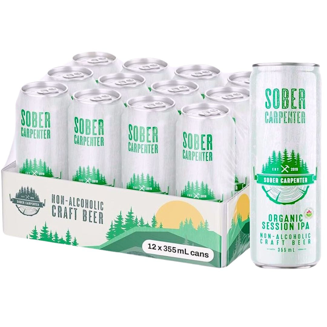 Sober Carpenter - IPA Bio (1 x 12 Pack 473mL), non-alcoholic beer