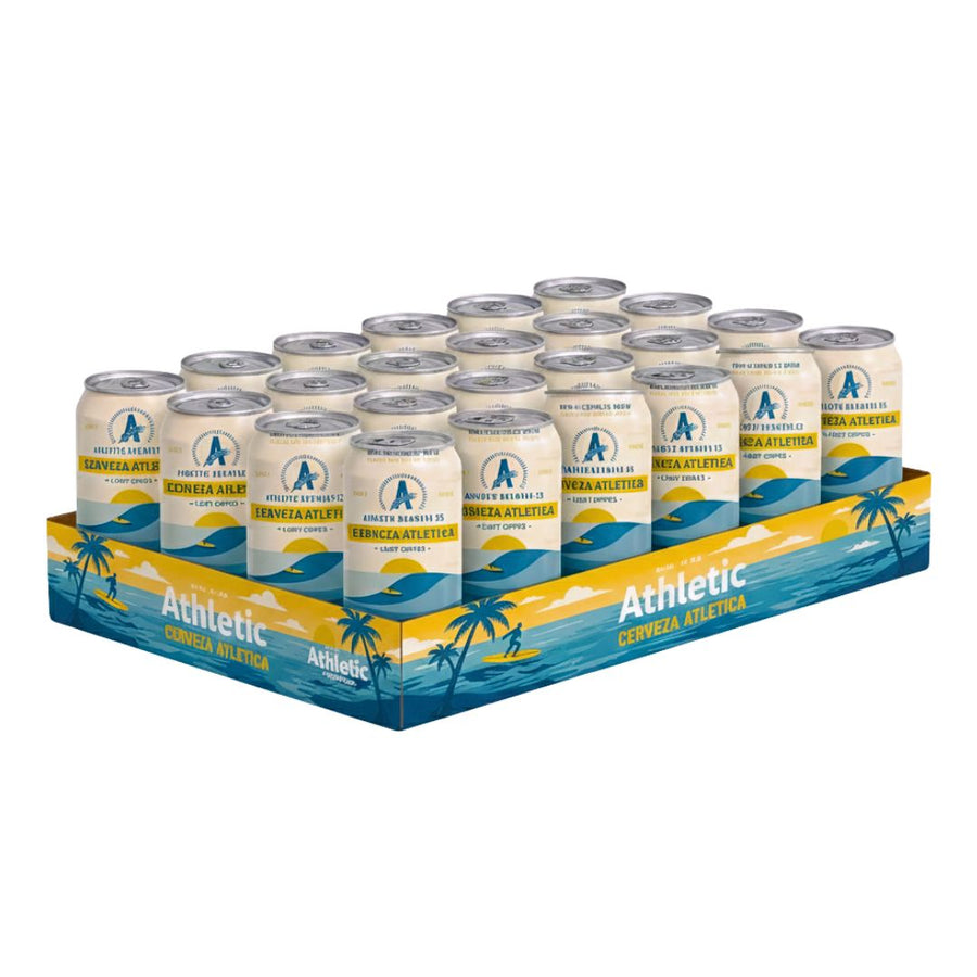 Athletic Brewing - Cerveza Athletica - Copper Ale (4 x 6 Pack, 355mL), non-alcoholic beer