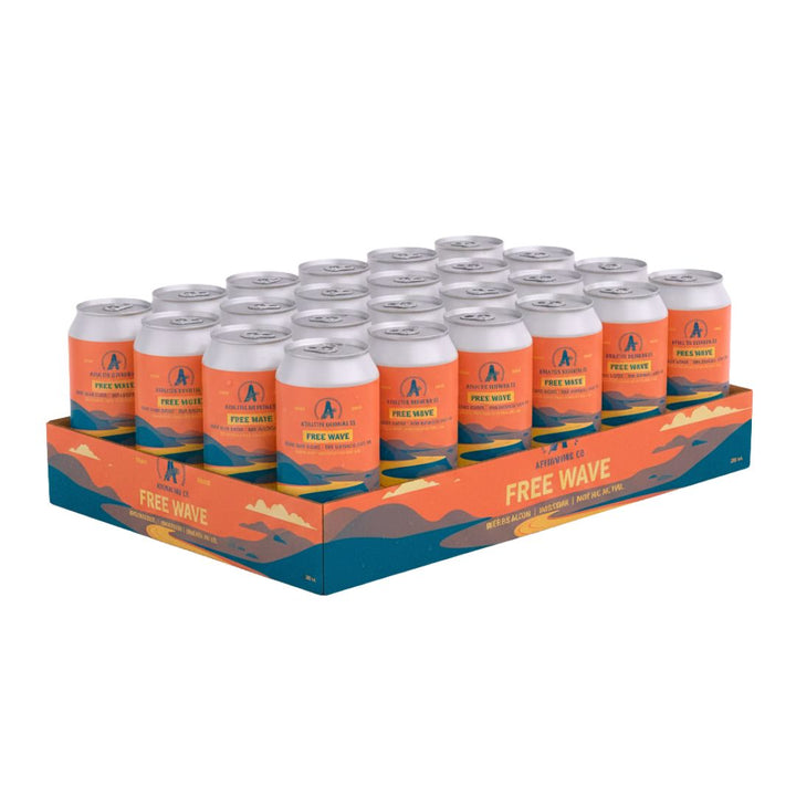 Athletic Brewing - Free Wave - Hazy IPA (6 x 4 Pack, 355mL), non-alcoholic beer