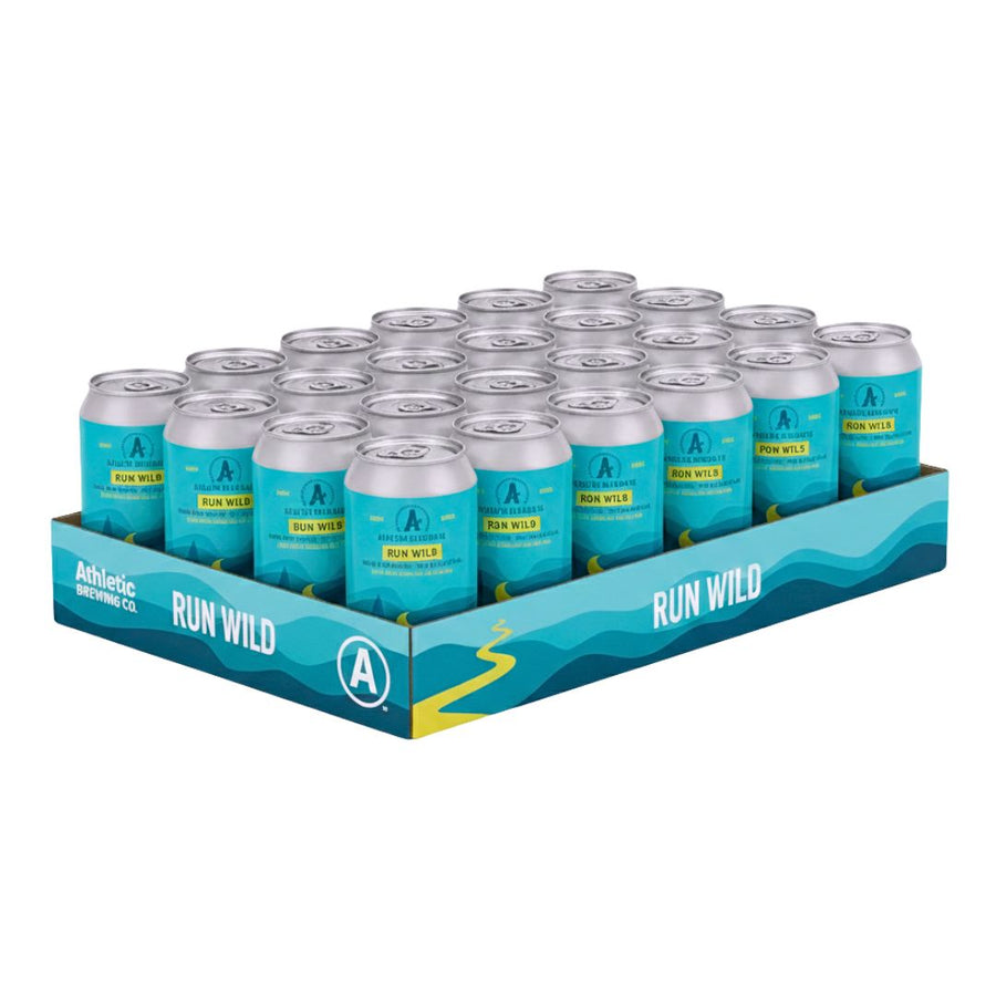 Athletic Brewing - Run Wild - IPA (4 x 6 Pack, 355mL), non-alcoholic beer