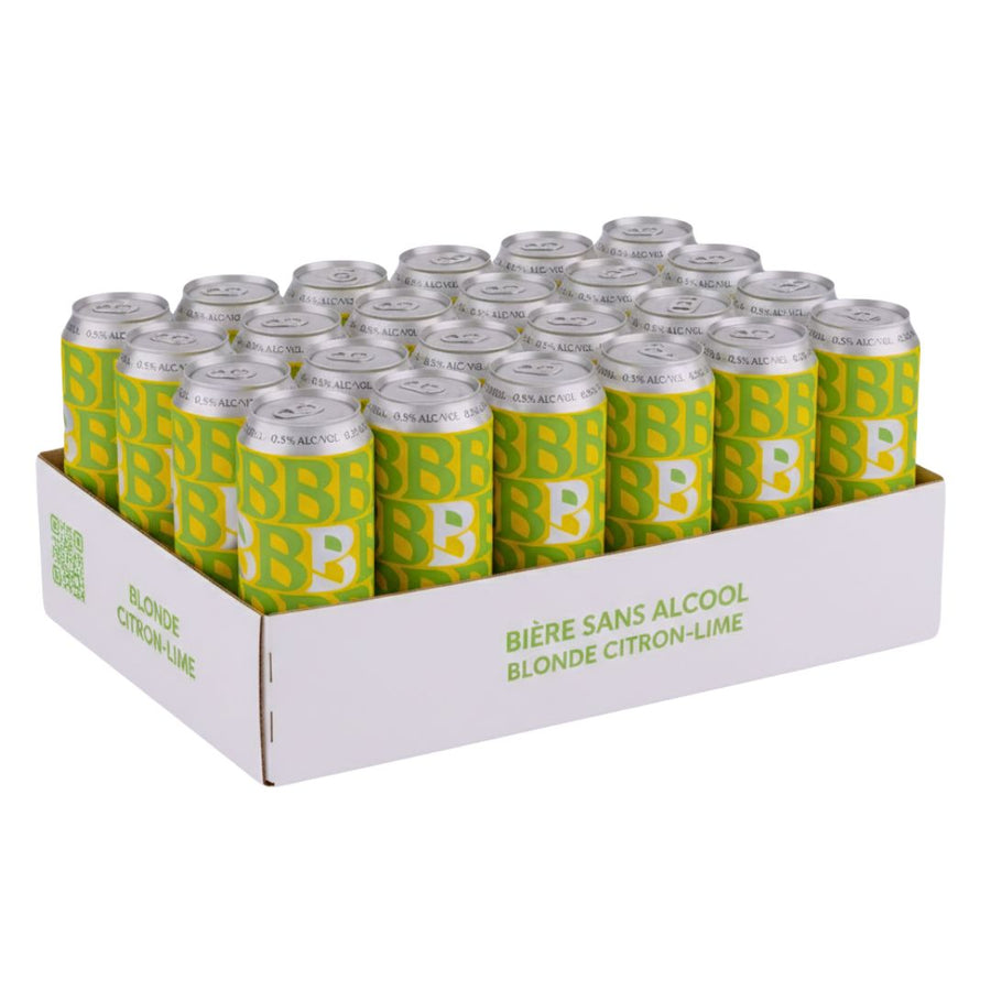 Barberie - Placebo - Lemon & Lime Sour (1 x 24 Pack, 473mL), non-alcoholic beer