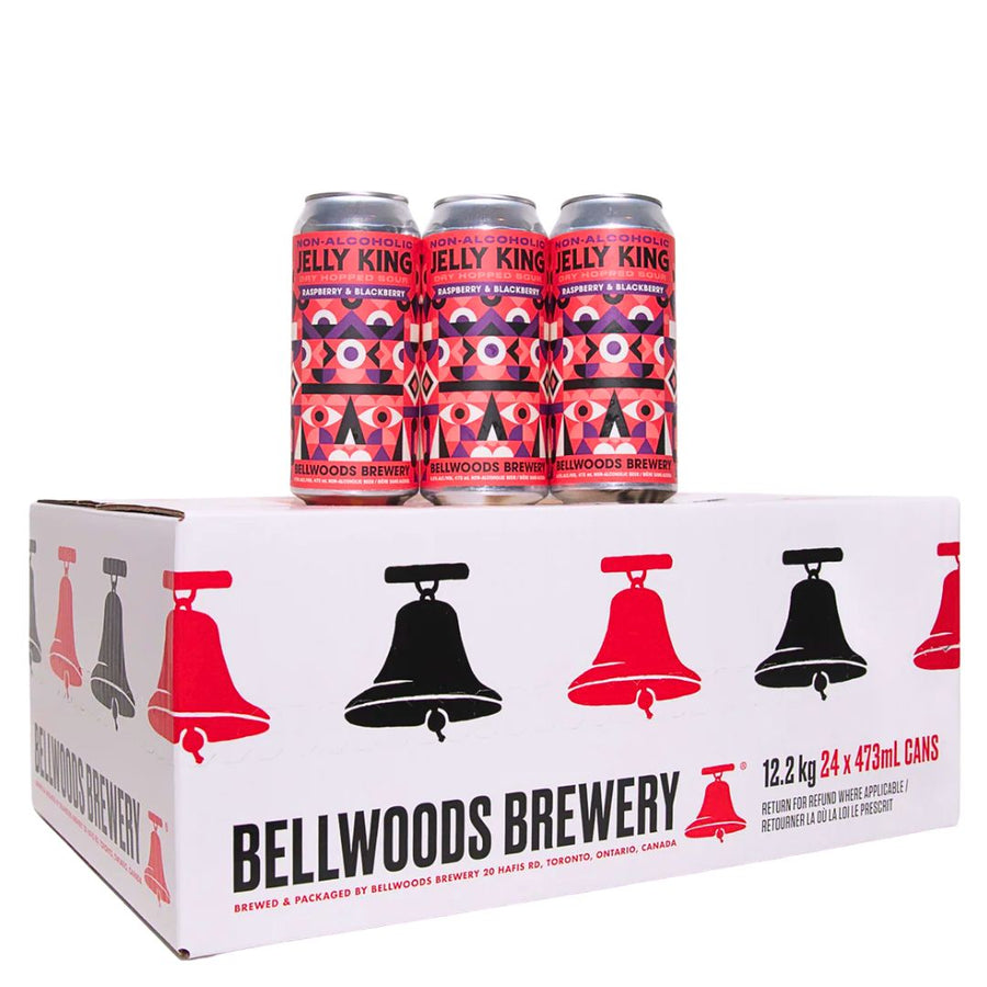 Bellwoods Brewery - Jelly Kings Raspberry & Blackberry - Sour (24 x 473mL), non-alcoholic beer
