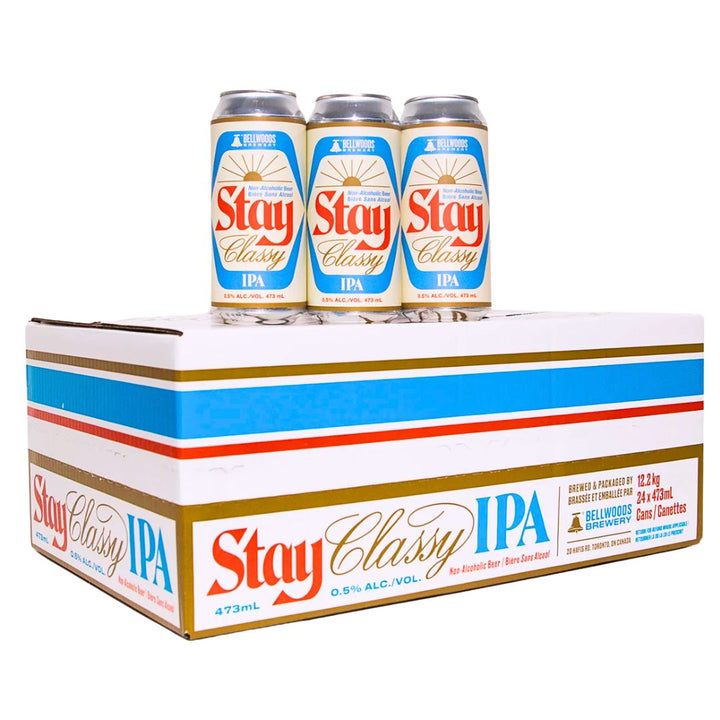 Bellwoods Brewery - Stay Classy - IPA (24 x 473mL), non-alcoholic beer