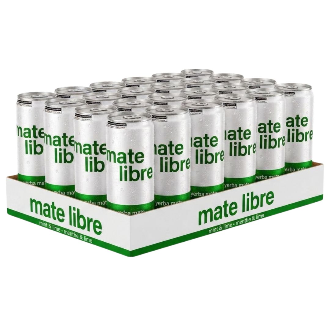Mate Libre - Yerba Maté - Mint & Lime (24 x 355mL)