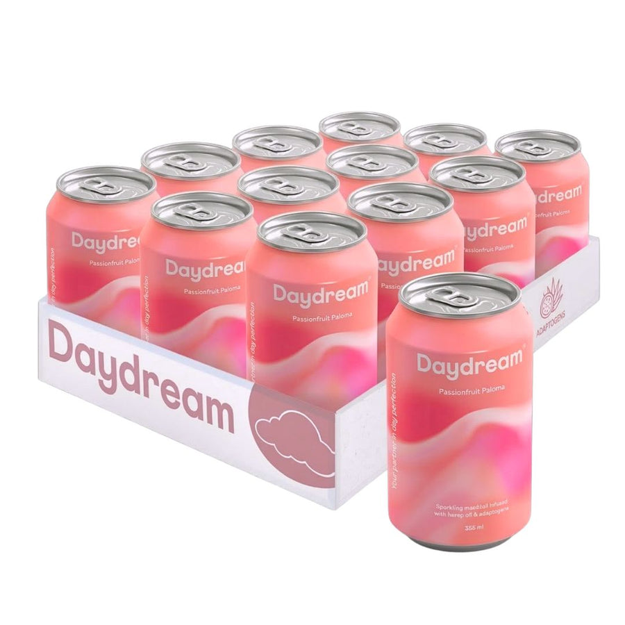 Daydream - Passionfruit Paloma Hemp and Adaptogen Infused (1 x 24 Pack, 355mL)
