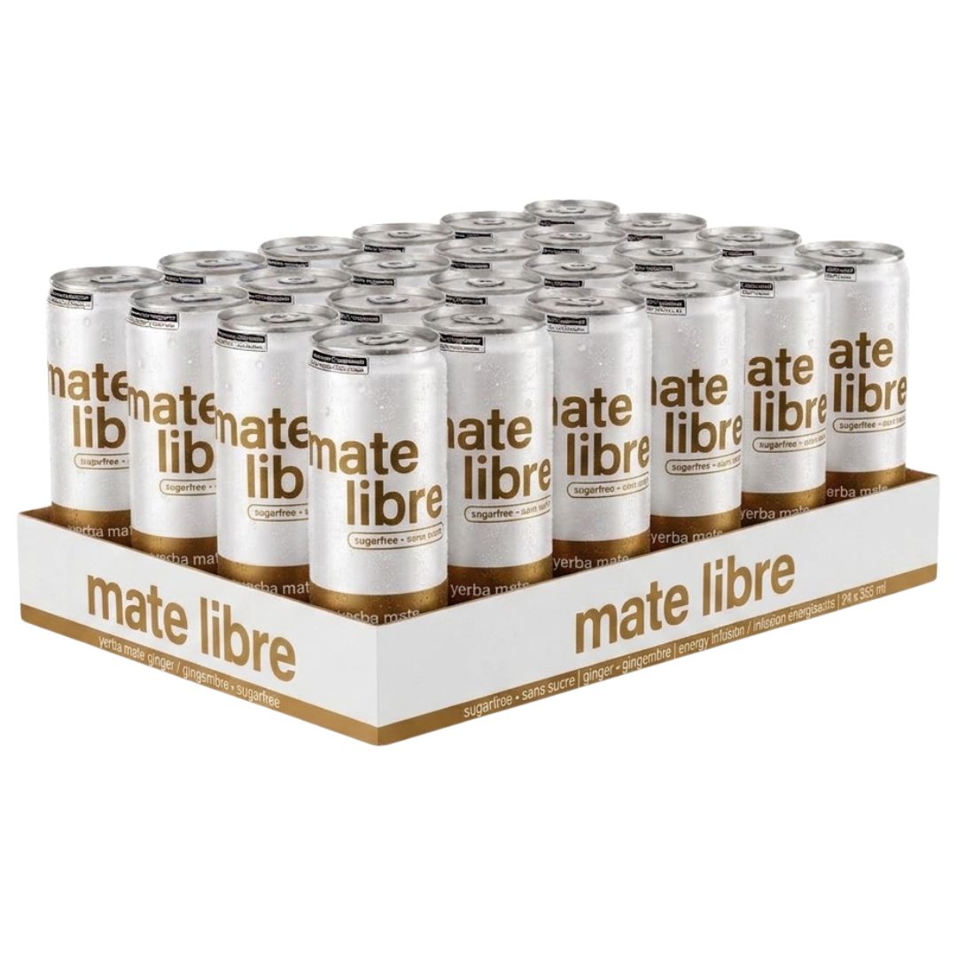 Mate Libre - Yerba Maté - Ginger Sugar-Free (24 x 355mL)