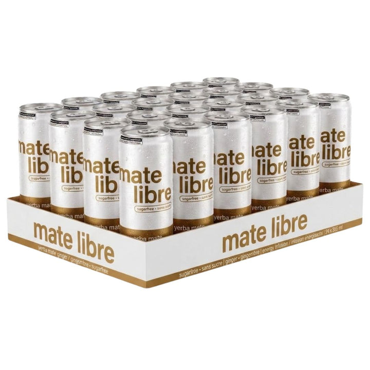 Mate Libre - Yerba Maté - Ginger Sugar-Free (24 x 355mL)