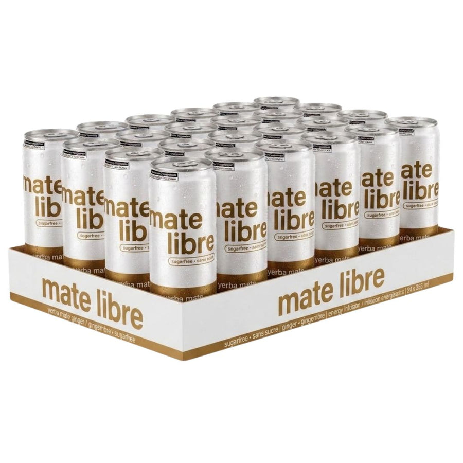 Mate Libre - Yerba Maté - Ginger Sugar-Free (24 x 355mL)