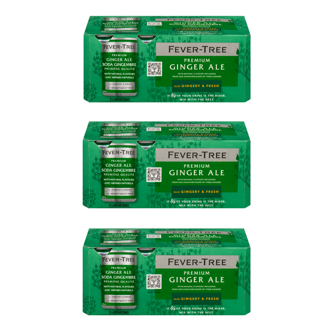 Fever Tree - Premium Ginger Ale (3 x 8 Pack, 150mL), photo 3 of 4
