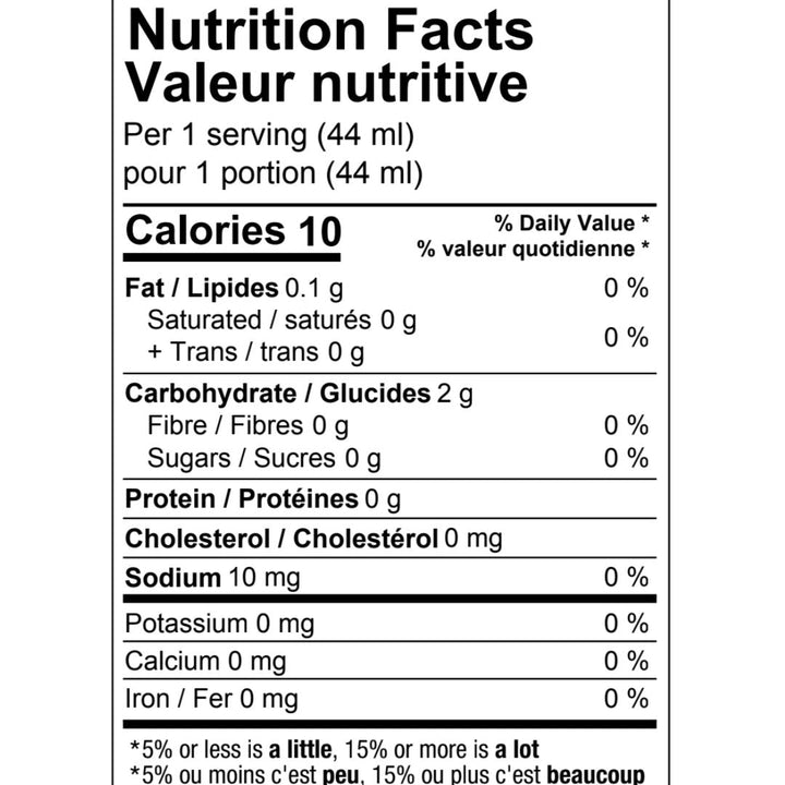 Mad Moose - Japanese Whiskey, nutrition facts