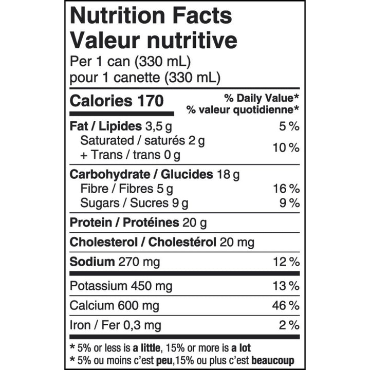 Trema Cafe - Protein Pecan & Maple (12 x 330mL), nutrition facts