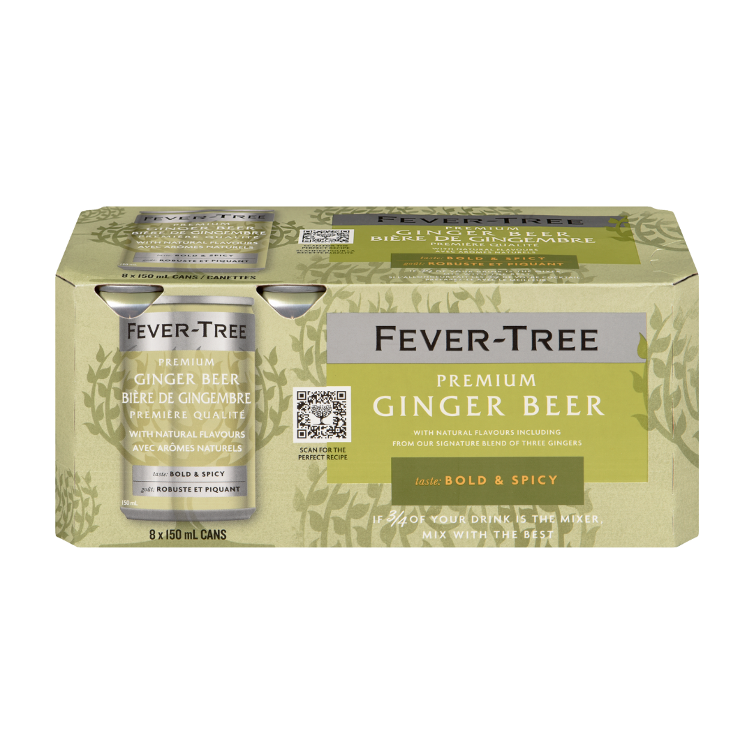 Fever Tree - Premium Ginger Non-alc Beer (3 x 8 Pack, 150mL)
