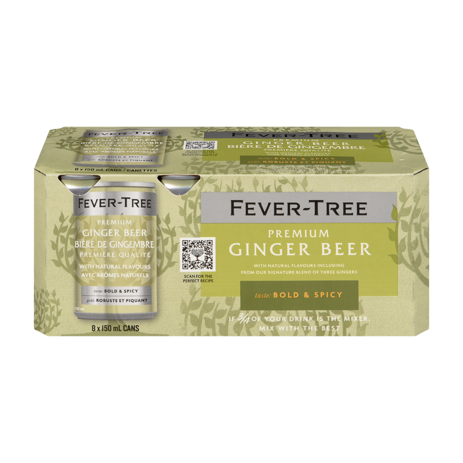 Fever Tree - Premium Ginger Non-alc Beer (3 x 8 Pack, 150mL)